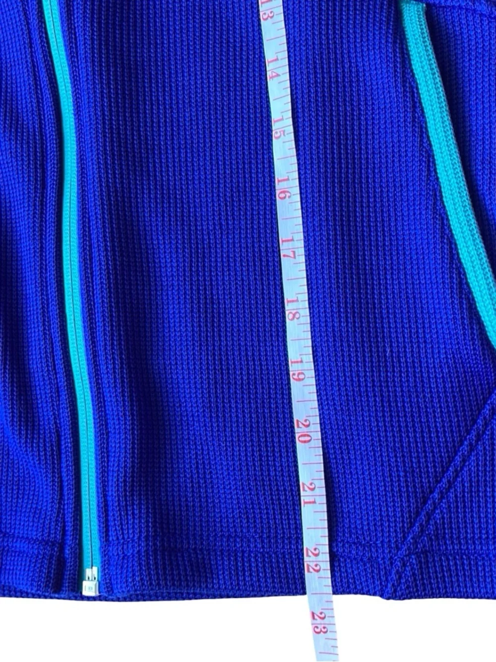 Spyder Girls XL 18 Full Zip Fleece Jacket Royal Blue Teal Ski Outdoor Active